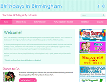 Tablet Screenshot of birthdaysinbirmingham.com